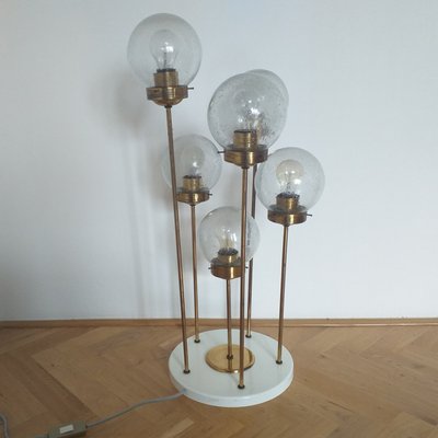 Mid-Century Sputnik Floor Lamp from Kamenický Šenov, 1970s-TZ-584881