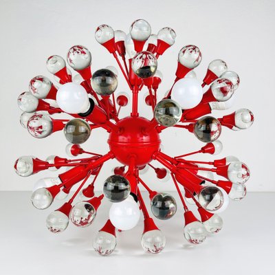 Mid-Century Sputnik Murano Glass Ball Table or Pendant Lamp, Italy, 1970s-WQC-1769159