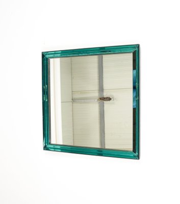 Mid-Century Square Wall Mirror attributed to Max Ingrand for Fontana Arte, Italy, 1960s-LYQ-1704326