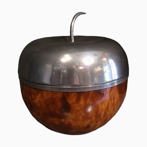 Mid-Century Stainless Steel and Faux Carey Bucket-TCS-2043627