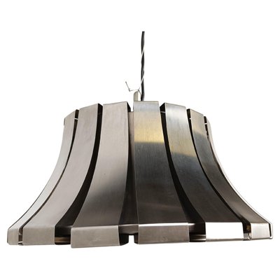 Mid-Century Steel Suspension Lamp by E. Martinelli for Martinelli Luce, 1960-IRH-1820404