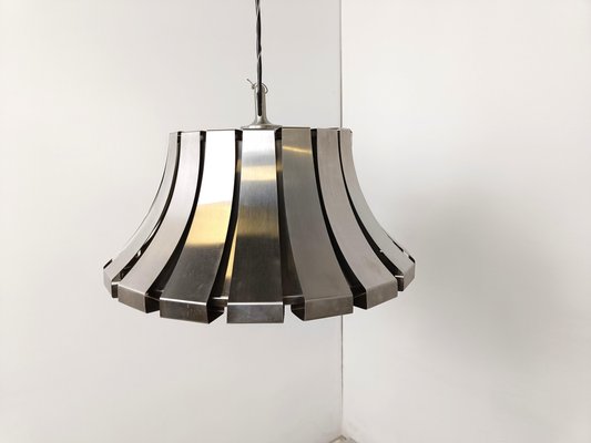 Mid-Century Steel Suspension Lamp by E. Martinelli for Martinelli Luce, 1960-IRH-1820404