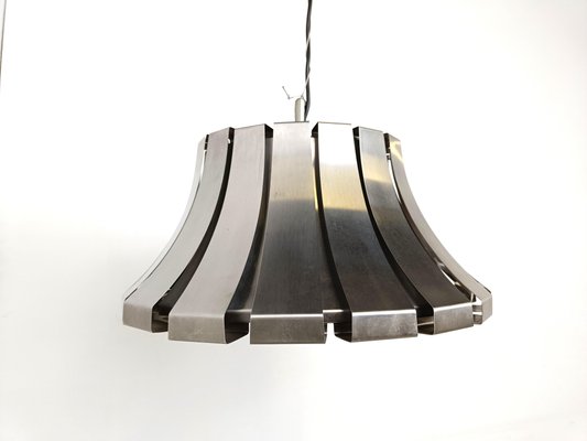 Mid-Century Steel Suspension Lamp by E. Martinelli for Martinelli Luce, 1960-IRH-1820404