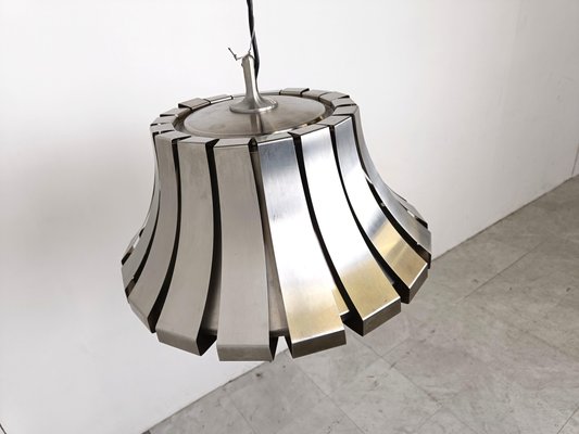 Mid-Century Steel Suspension Lamp by E. Martinelli for Martinelli Luce, 1960-IRH-1820404