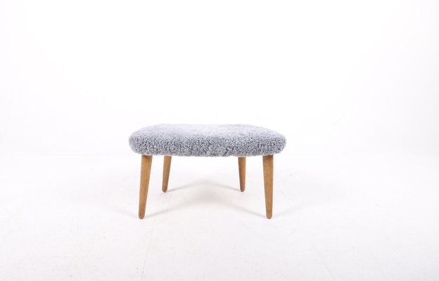 Mid-Century Stool by Illum Wikkelsø, 1950s-FK-1409583