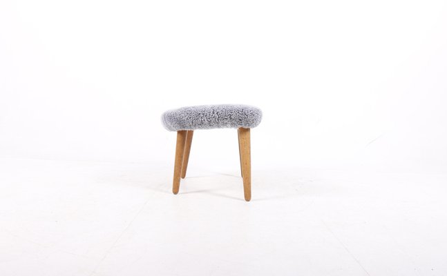 Mid-Century Stool by Illum Wikkelsø, 1950s-FK-1409583