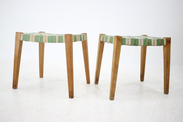 Mid-Century Stools, 1950s, Set of 2-TZ-581307