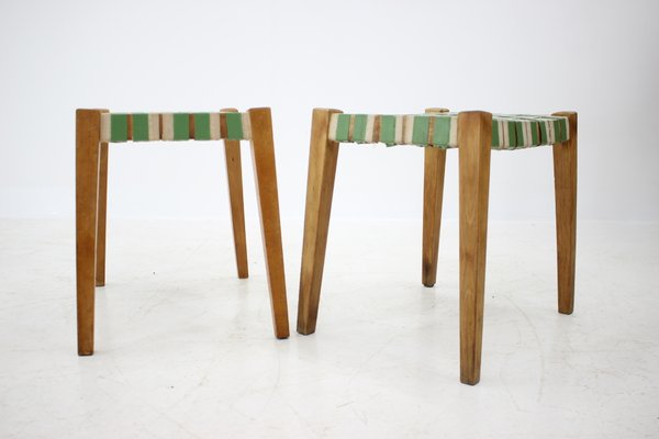 Mid-Century Stools, 1950s, Set of 2-TZ-581307