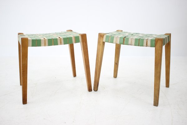 Mid-Century Stools, 1950s, Set of 2-TZ-581307