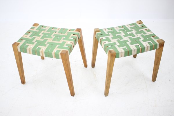 Mid-Century Stools, 1950s, Set of 2-TZ-581307