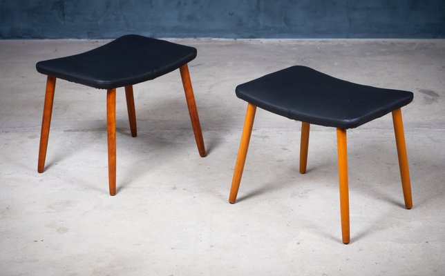 Mid-Century Stools, Denmark, 1960s, Set of 2-ZGQ-1196100