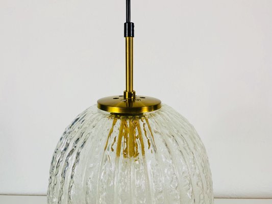 Mid-Century Structured Glass Chandelier from Limburg, 1960s-PUK-690068