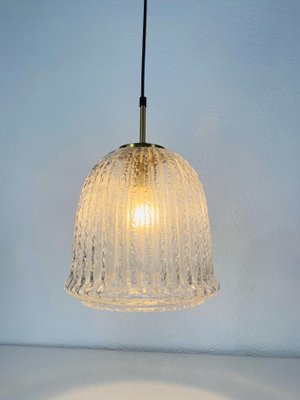 Mid-Century Structured Glass Chandelier from Limburg, 1960s-PUK-690068