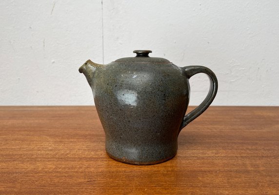 Mid-Century Studio Pottery Teapot from Kirsten Pottery, Ørum, Denmark, 1960s-UAH-1704019