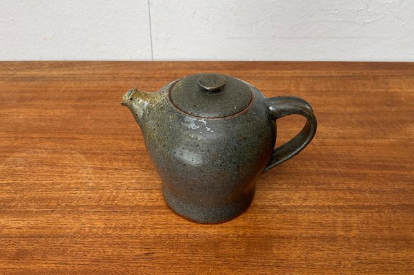 Mid-Century Studio Pottery Teapot from Kirsten Pottery, Ørum, Denmark, 1960s-UAH-1704019