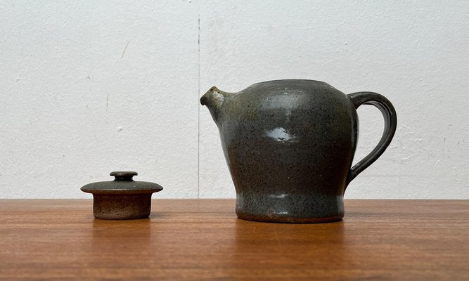 Mid-Century Studio Pottery Teapot from Kirsten Pottery, Ørum, Denmark, 1960s-UAH-1704019