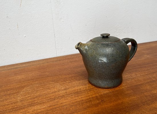 Mid-Century Studio Pottery Teapot from Kirsten Pottery, Ørum, Denmark, 1960s-UAH-1704019