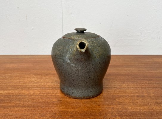 Mid-Century Studio Pottery Teapot from Kirsten Pottery, Ørum, Denmark, 1960s-UAH-1704019