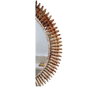 Mid-Century Sun Wall Mirror-LLP-1705336