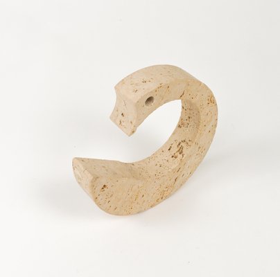 Mid-Century Swan Figure in Travertine from Fratelli Mannelli, Italy, 1970s-LYQ-1757608