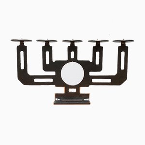 Mid-Century Swedish Brutalist Metal Candleholder by Harry N Boström-UAH-949181