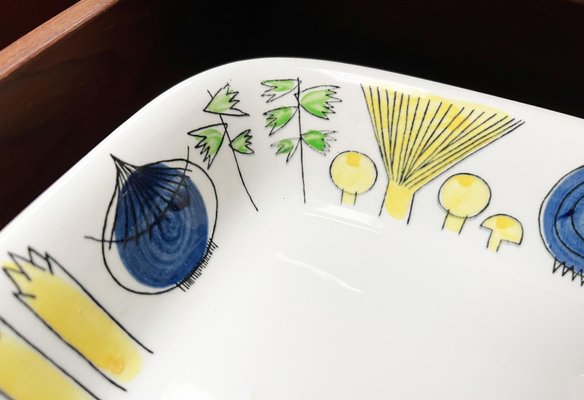 Mid-Century Swedish Ceramic Picknick Decor Plate Bowl by Marianne Westman for Rörstrand, 1950s-UAH-1812443