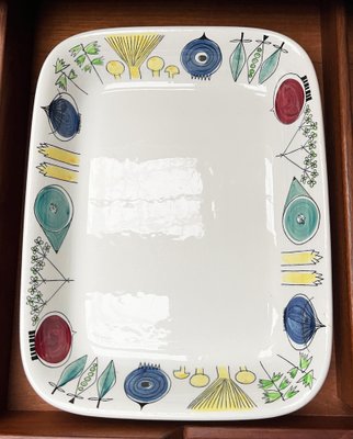 Mid-Century Swedish Ceramic Picknick Decor Plate Bowl by Marianne Westman for Rörstrand, 1950s-UAH-1812443