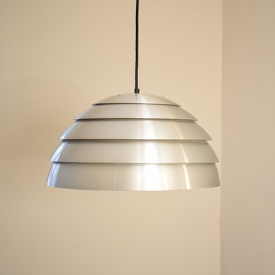 Mid-Century Swedish Chrome Pendant Lamp by Hans-Agne Jakobsson for Markaryd, 1960s-FB-624584