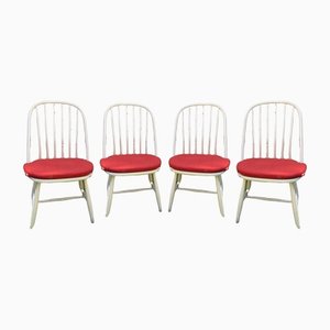 Mid-Century Swedish Dining Chairs by Bengt Åkerblom & Gunnar Eklöf for Akerblom, 1950s, Set of 4-WQJ-1275324