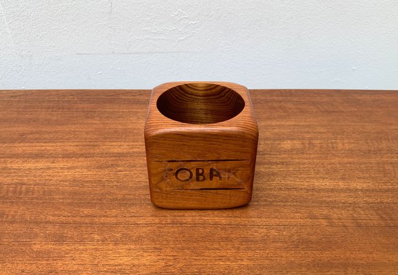 Mid-Century Swedish Former Tabacco Tobak Teak Box Bowl from Sowe Svestad, 1960s-UAH-1334593