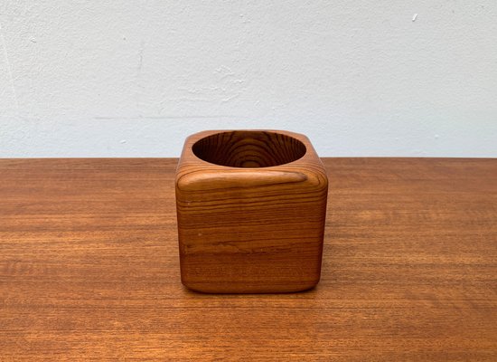 Mid-Century Swedish Former Tabacco Tobak Teak Box Bowl from Sowe Svestad, 1960s-UAH-1334593