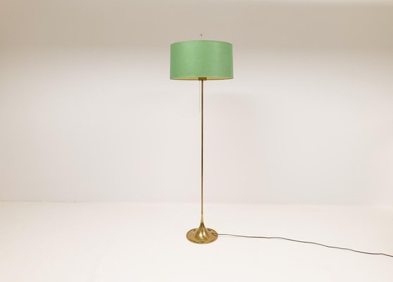 Mid-Century Swedish G-024 Floor Lamp in Brass from Bergboms, 1960s-UYK-1241604