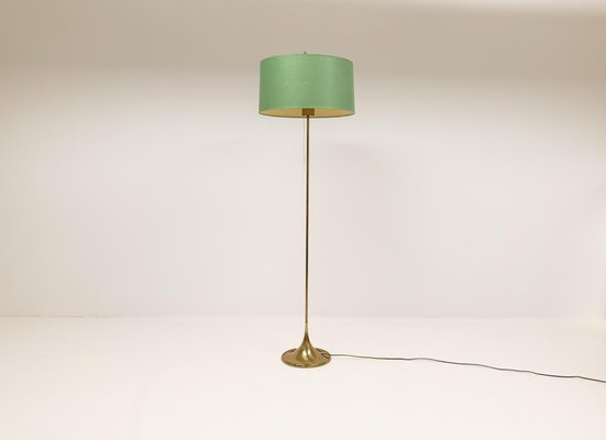 Mid-Century Swedish G-024 Floor Lamp in Brass from Bergboms, 1960s-UYK-1241604