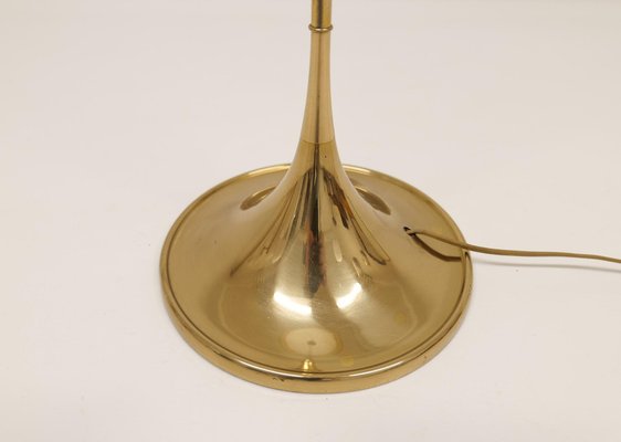 Mid-Century Swedish G-024 Floor Lamp in Brass from Bergboms, 1960s-UYK-1241604