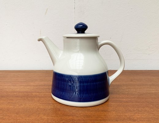 Mid-Century Swedish Koka Blue, Blau, Bla Series Coffee Pot by Hertha Bengtson for Rörstrand, 1950s-UAH-1785445