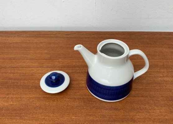 Mid-Century Swedish Koka Blue, Blau, Bla Series Coffee Pot by Hertha Bengtson for Rörstrand, 1950s-UAH-1785445