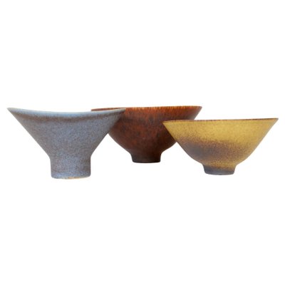 Mid-Century Swedish Modern Bowls by Carl-Harry Stålhane for Rörstrand, Set of 3-UYK-1191709