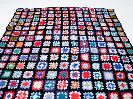 Mid-Century Swedish Patchwork Quilt, 1950s-OGU-843733