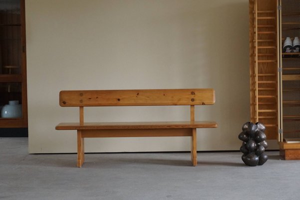 Mid-Century Swedish Pine Bench by Carl Malmsten for Karl Andersson & Söner, 1960s-MXF-987778