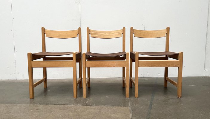 Mid-Century Swedish Safari Chair, 1960s, Set of 3-UAH-1776367