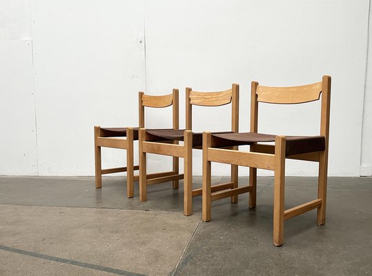 Mid-Century Swedish Safari Chair, 1960s, Set of 3-UAH-1776367