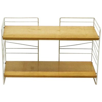 Mid-Century Swedish Sonja Standing Wire Bookshelf Unit-UCH-1224787