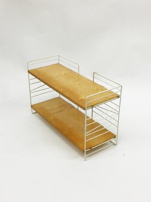 Mid-Century Swedish Sonja Standing Wire Bookshelf Unit-UCH-1224787