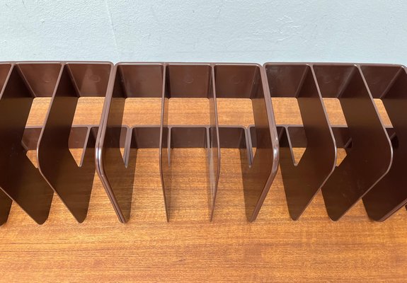 Mid-Century Swedish Space Age Magazine and Vinyl Rack by Sven-Eric Juhlin for Gustavsberg, 1960s, Set of 5-UAH-1716304