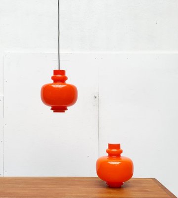 Mid-Century Swedish Space Age Oplight 75 Pendants by Hans-Agne Jakobsson for Staff, 1970s, Set of 2-UAH-1263936