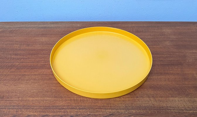 Mid-Century Swedish Space Age Yellow Melamin Tray, 1960s-UAH-1824267