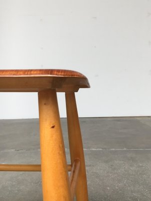 Mid-Century Swedish Stool from Edsby Verken-UAH-861957