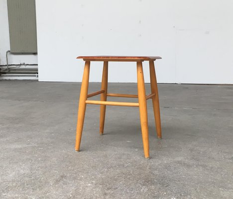 Mid-Century Swedish Stool from Edsby Verken-UAH-861957