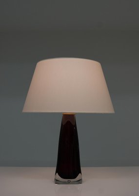 Mid-Century Swedish Table Lamps by Carl Fagerlund for Orrefors, 1960s, Set of 2-FM-1767113