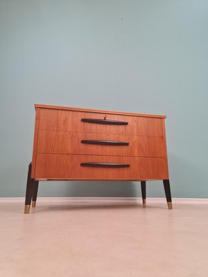 Mid-Century Swedish Teak Chest of Drawers from Bröderna Gustafssons, 1960s-IQR-1215994